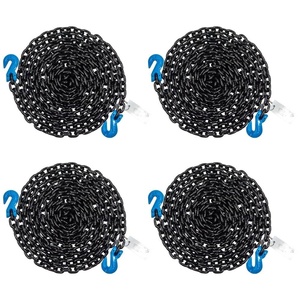 image:imageMytee Products 38 x 20 G100 High Grade Transportation Chain wGrab Hooks 8800 lbs WLL4  Pack