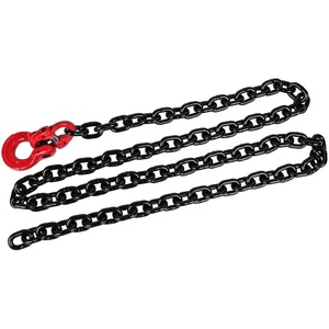 image:imageMytee Products 38 x 6 G80 Front Axle Chain wOmega Link 7100 lbs WLL Grade 80 Wrecker Tow Transport Safety Trailer Chain38 x 6 G80 7 100 WLL