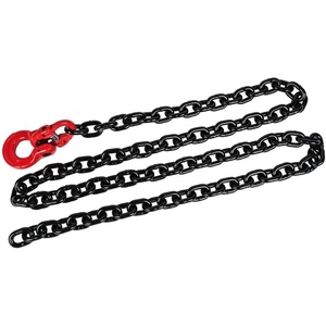 image:imageMytee Products 38 x 6 G80 Front Axle Chain wOmega Link 7100 lbs WLL Grade 80 Wrecker Tow Transport Safety Trailer Chain38 x 8 G80 7 100 WLL