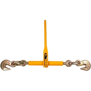image:imageMytee Products 4 Pack 516  38 Heavy Duty Ratchet Lever Load Binder wGrab Hooks 7100 Lbs Working Load Limit  Yellow  Tie Down Hauling Chain Tightner for Flatbed Truck TrailerYellow