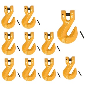 image:imageMytee Products 516 Grade 80 Clevis Cradle Grab Hooks wPins  Tow Hooks with Clevis Pin for Trucks 4500 lbs WLL 20 Pack10 Pack