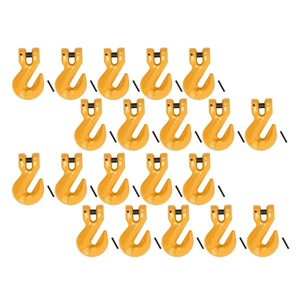 image:imageMytee Products 516 Grade 80 Clevis Cradle Grab Hooks wPins  Tow Hooks with Clevis Pin for Trucks 4500 lbs WLL 20 Pack20 Pack