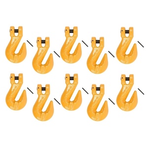 image:imageMytee Products 516 Grade 80 Clevis Cradle Grab Hooks wPins  Tow Hooks with Clevis Pin for Trucks 4500 lbs WLL 20 PackYellow