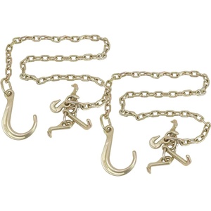 image:imageMytee Products 516 x6 Leg G70 8 Long Shank J Hook Tow Chain wRTJ Cluster Hook amp Grab Hook  4700 lbs WLL Heavy Duty Transport Truck Chain for Car Wrecker Recovery  Towing Equipment2  Pack