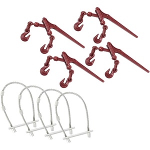 image:imageMytee Products Lever Binder Lock Snap Safety Kit 4 Safety Locking Clip 4 38  12 Chain Binder Lever Style38 Inch  12 Inch