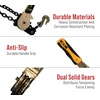 image:imageMytee Products 4 Pack Grade 70 38 Chain amp Easy Binder Kit  2 3812 Easy Ratcheting Chain Load Binder amp 2 38x20 G70 Transport Chain wGrab Hooks  6600 lbs WLL for Truck Trailer Tie Down