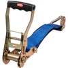 image:imageMytee Products 2 Pack 2 Inch x 15 FT Blue Ratchet Strap with J Hooks  10000 Lbs Breaking Strength  Heavy Duty Tie Down Cargo Truck Straps with Wire Hooks for Flatbed Truck Trailers PickupBlue