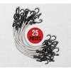 image:imageMytee Products 25 Pcs 36 Heavy Duty Adjustable Bungee Cords with Hook  Polypropylene PP Bungee Cords for Outdoor Camping Household  Extendable Upto 54 inches48 Inch