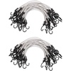 image:imageMytee Products 25 Pcs 36 Heavy Duty Adjustable Bungee Cords with Hook  Polypropylene PP Bungee Cords for Outdoor Camping Household  Extendable Upto 54 inches24 inch
