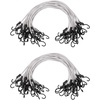 image:imageMytee Products 25 Pcs 36 Heavy Duty Adjustable Bungee Cords with Hook  Polypropylene PP Bungee Cords for Outdoor Camping Household  Extendable Upto 54 inches36 Inch