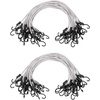 image:imageMytee Products 25 Pcs 36 Heavy Duty Adjustable Bungee Cords with Hook  Polypropylene PP Bungee Cords for Outdoor Camping Household  Extendable Upto 54 inches36 Inch