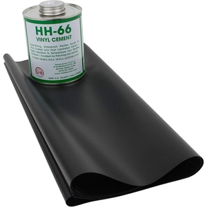 image:imageMytee Products 18oz Green Tarp Vinyl Repair Kit HH66 HH66 PVC Cement with Brush 32 Ounce Made in USABlack