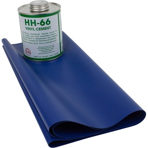 image:imageMytee Products 18oz Green Tarp Vinyl Repair Kit HH66 HH66 PVC Cement with Brush 32 Ounce Made in USABlue