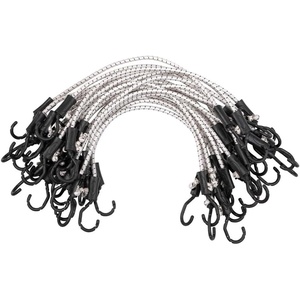 image:imageMytee Products 25 Pcs 36 Heavy Duty Adjustable Bungee Cords with Hook  Polypropylene PP Bungee Cords for Outdoor Camping Household  Extendable Upto 54 inches24 inch
