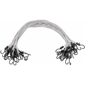 image:imageMytee Products 25 Pcs 36 Heavy Duty Adjustable Bungee Cords with Hook  Polypropylene PP Bungee Cords for Outdoor Camping Household  Extendable Upto 54 inches48 Inch