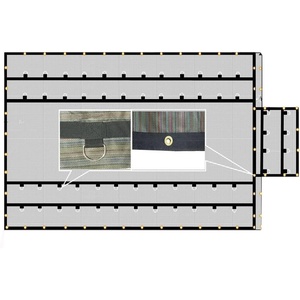 image:imageMytee Products Bee NetBee Hauling Tarp 16 x 27 with 4 Ft Drop  Used to Transport Bee Hives or Trees on Flatbed Truck  Made with Heavy Duty PVC Coated mesh16 X 27 4ft Drop