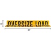 image:imageMytee Products 12 x 60 Double Sided  Hinged Aluminum Oversized Load Sign for Trucks and Trailers  Made in USA1  Pack