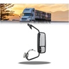 image:imageMytee Products Black Door Mirror RH Heated Powered  Fits Freightliner Columbia Replaces OEM A2262162001 13436 FRTA2262162001 Automann MSRK562Right  Passenger Side