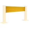 image:imageMytee Products 6 x 15 BoltOn Steel 3Rib Guard Rails for Warehouse Aisle Corners and Equipment Protection 12000 lbs  Yellow1  Pack