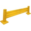 image:imageMytee Products 6 x 15 BoltOn Steel 3Rib Guard Rails for Warehouse Aisle Corners and Equipment Protection 12000 lbs  Yellow1  Pack