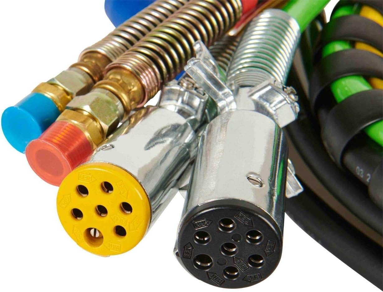 image:imageMytee Products ColorCoded 4inOne Auxiliary ABS Airpower Lines  15 Ft15 ft
