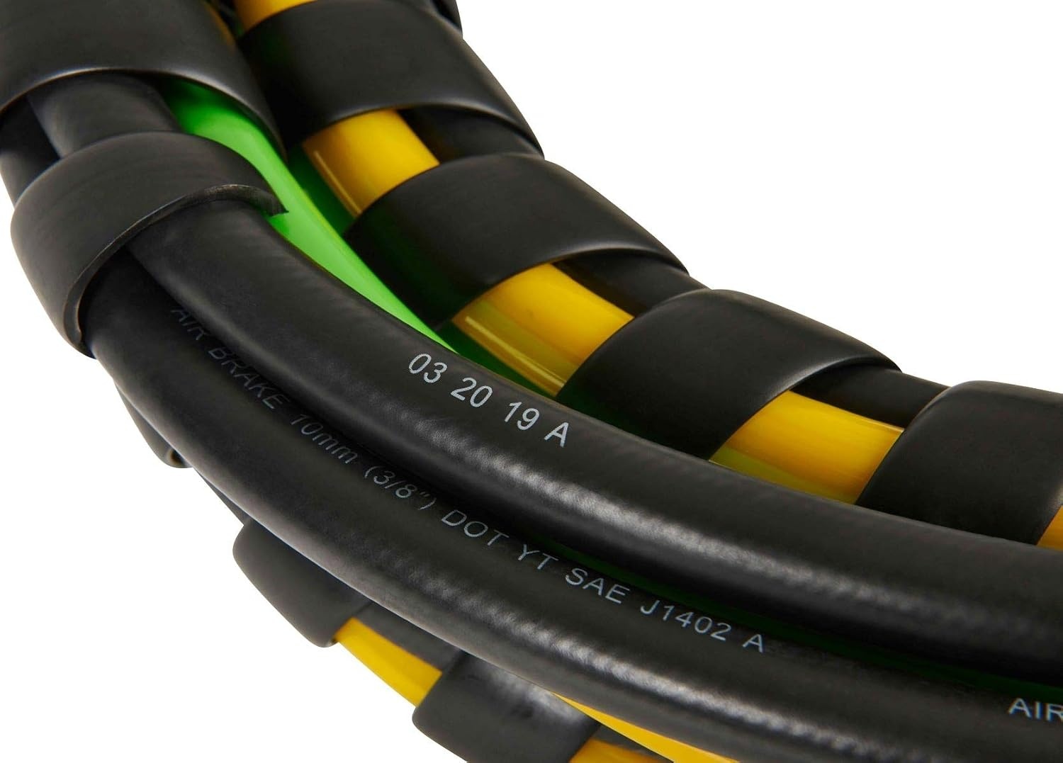image:imageMytee Products ColorCoded 4inOne Auxiliary ABS Airpower Lines  15 Ft15 ft