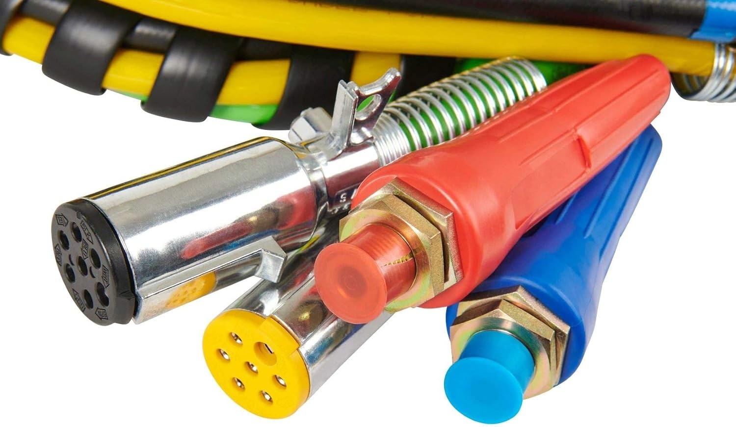 image:imageMytee Products ColorCoded 4inOne Auxiliary ABS Airpower Lines  15 Ft15 ft