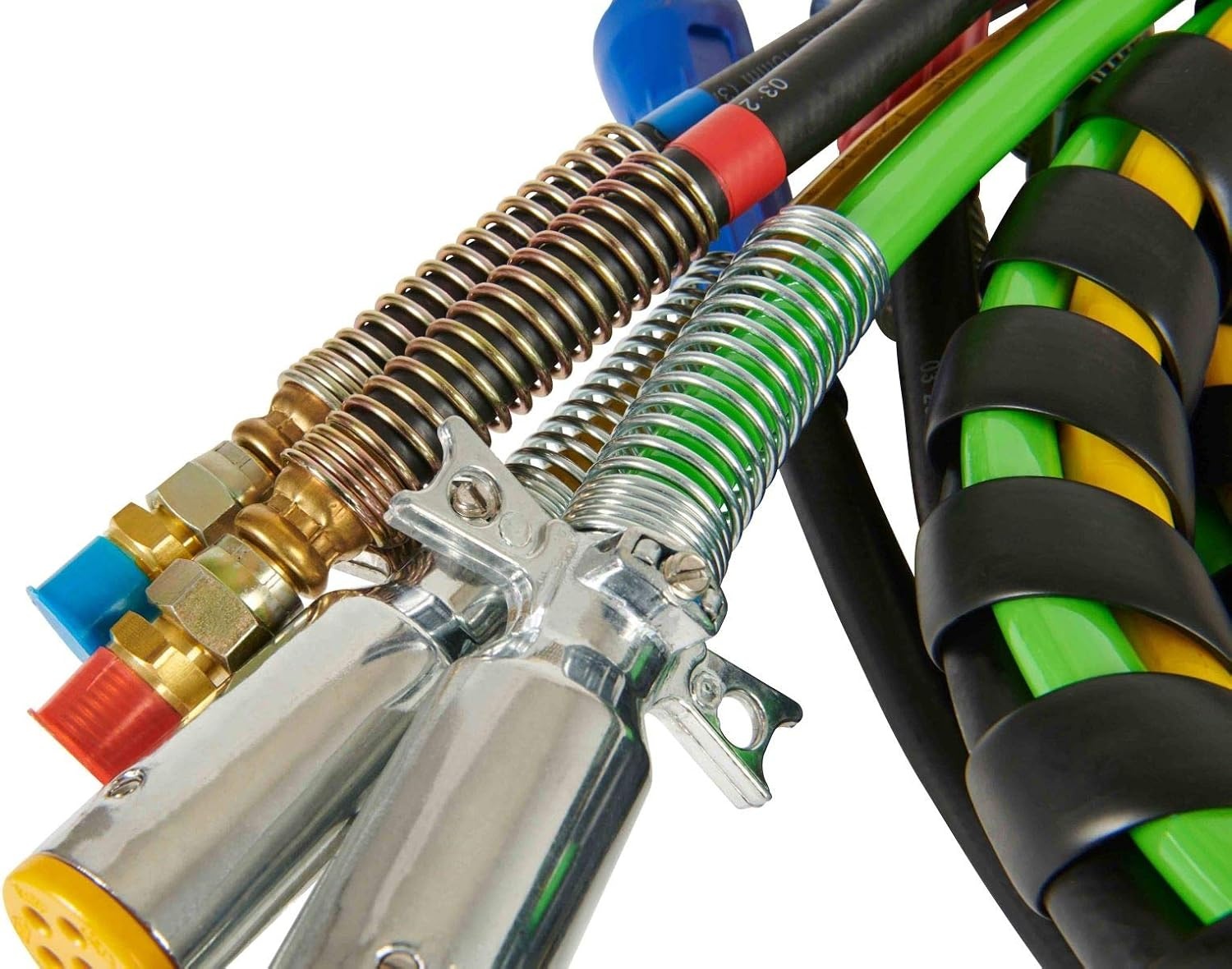 image:imageMytee Products ColorCoded 4inOne Auxiliary ABS Airpower Lines  15 Ft15 ft