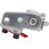 image:imageMytee Products 2 Pair 37 Degree Angle Glad Hand for Semi Trucks Trailers  2 Red 2 Blue Universal Aluminum Gladhand  Emergency Service Handshake Kit Air Hose Brake Coupling Connector PartRed