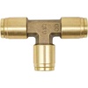 image:imageMytee Products DOT Brass Push to Connect Fitting Union Tee Air Brake Tube Fitting 14 Tube OD 5 Pack14 Tube Tee