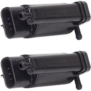 image:imageMytee Products 2 Pack Washer Fluid Pump with Sensor Compatible with Volvo VN VNL 20002020  12V Black Direct Fit  Replaces 20887376 8078748 8081324 20425509 VOL20887376 152140 VLE1521402  Pack