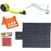 image:imageMytee Products 4 Inch Flatbed Winch Straps V Board Corner Protectors Zinc Coated Winder 18oz Lumber Tarp  Flatbed TieDown Kit